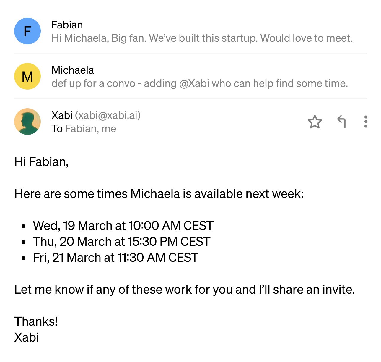 Schedule and handle your meetings